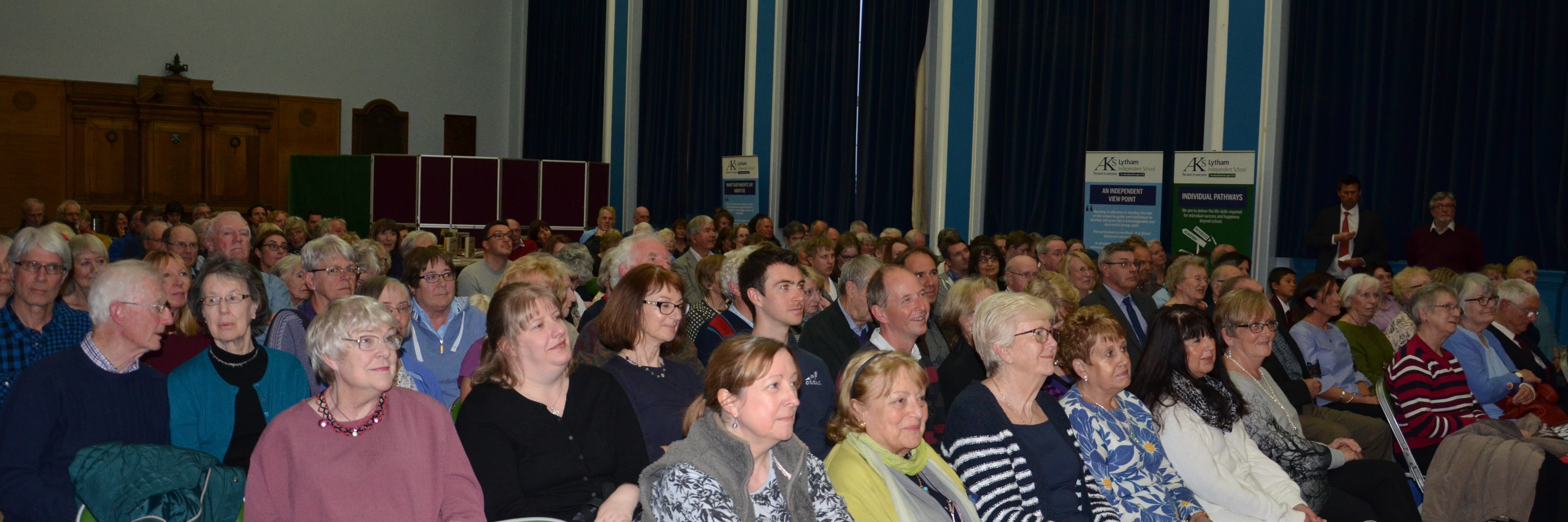 Audience at Natalie Haynes Lecture