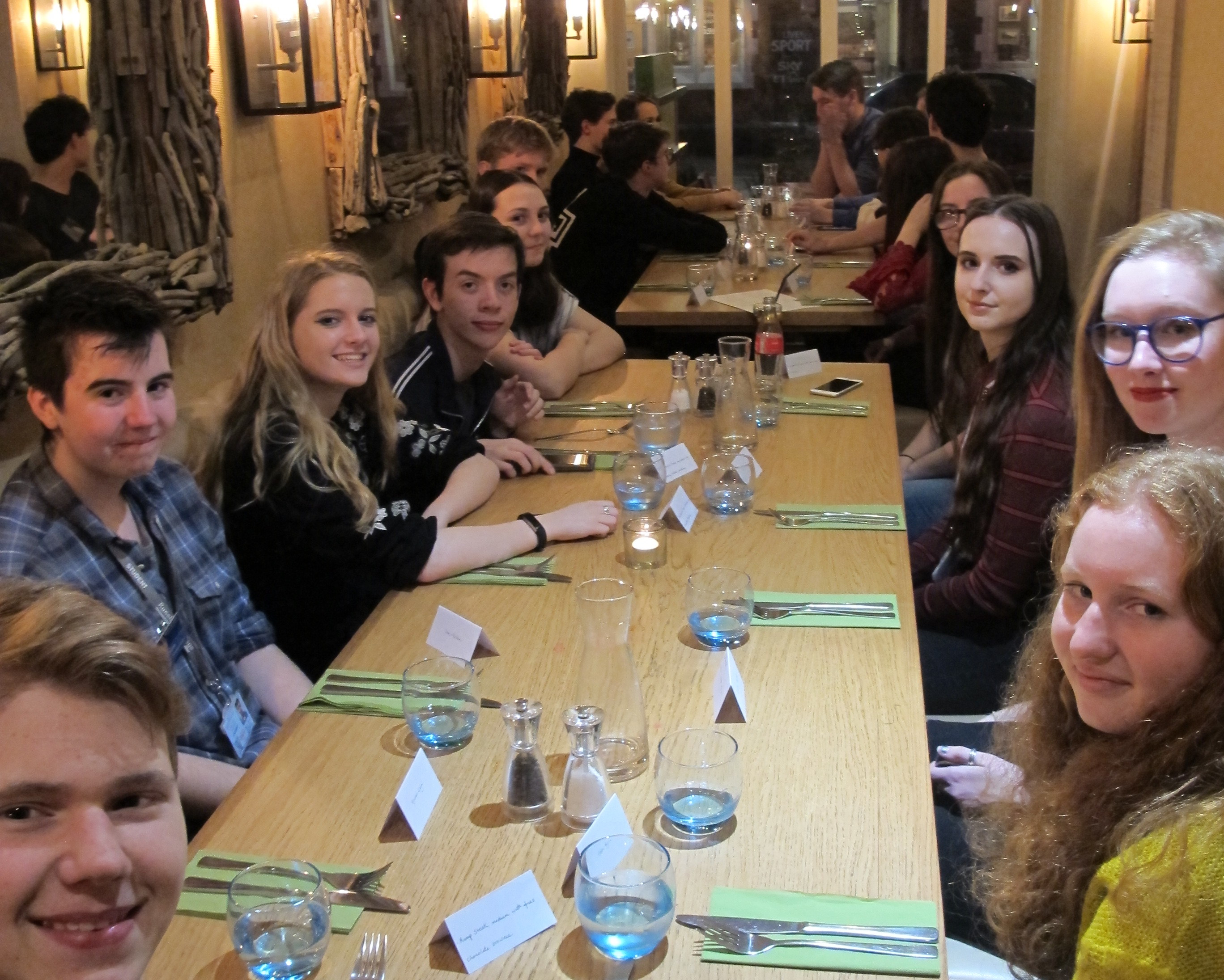 Student Members of the LSA CA at Celebration Meal Jan 2018.jpg